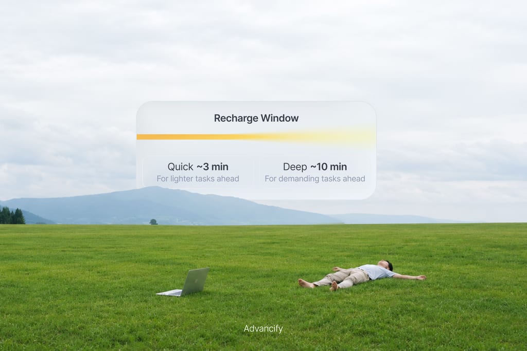 Discover Recharge Window and make recovery part of your performance