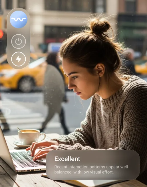 Digital fatigue awareness